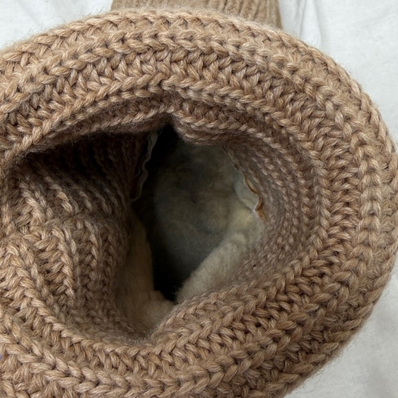 Ugg Classic Cardy Tall Knit Boot Tan - Picture 10 of 11